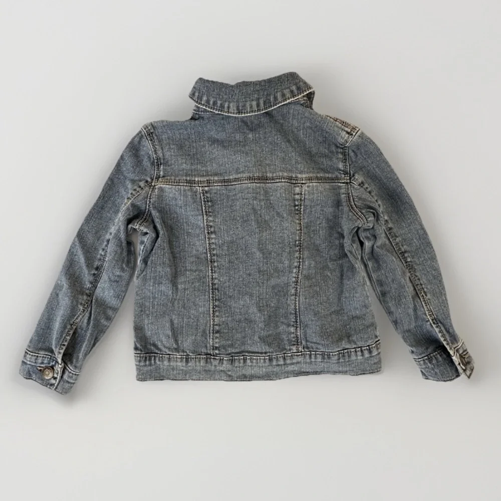 Carters Jean Jacket Blue Medium Wash Lightweight Coat‎ Toddler Girl Size 4T